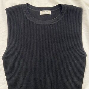 Black Ribbed ARITZIA Tank